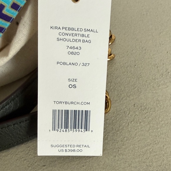 Tory Burch Kira Pebbled Small in Poblano (green) - Picture 6 of 6